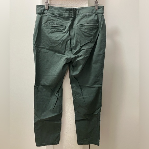 Loft chinos flat front green size 8 - Picture 2 of 4